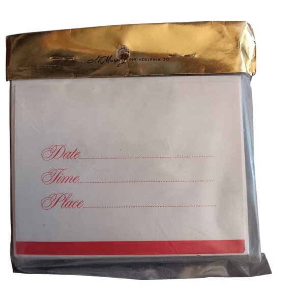 Vintage Cocktails Invitation Cards Envelopes Set Of 12 1960's Boozer - Picture 2 of 3